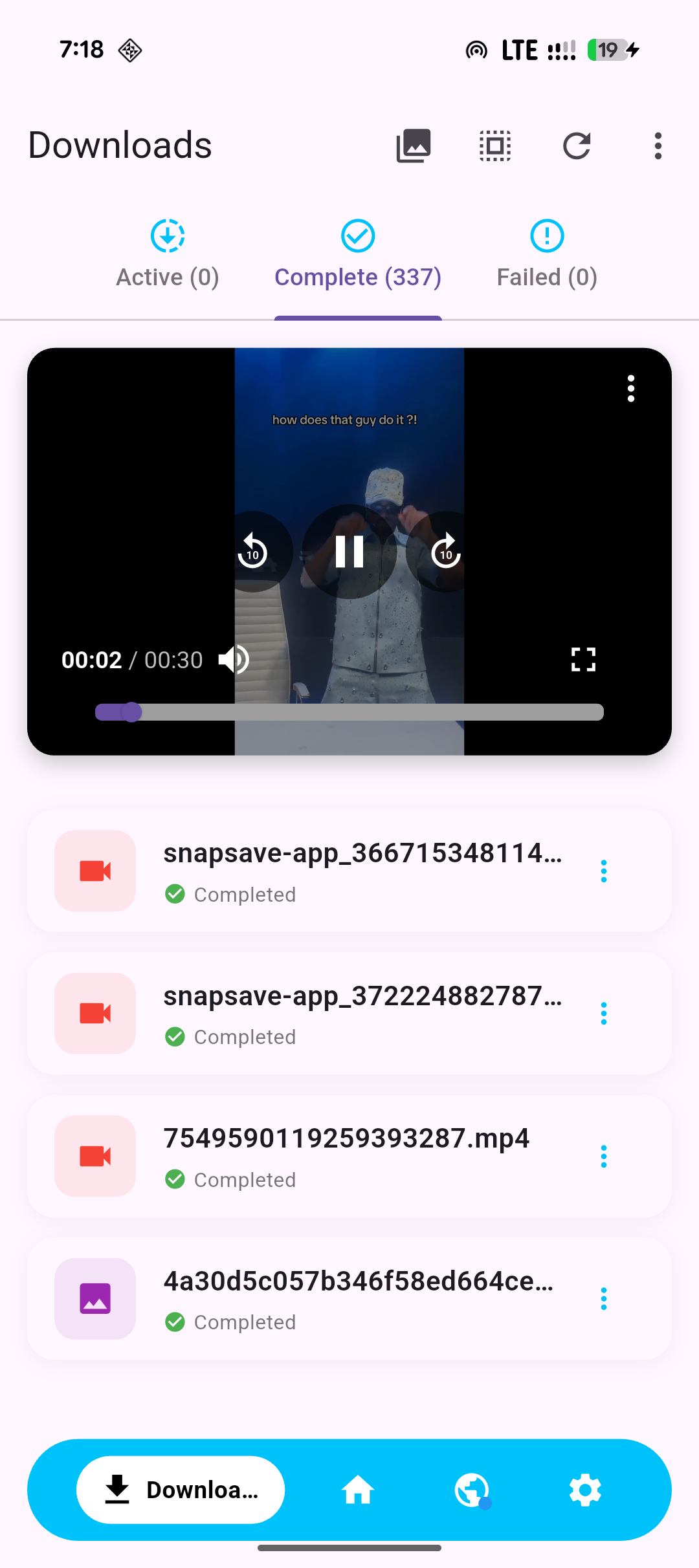 Unisaver App - Audio Player